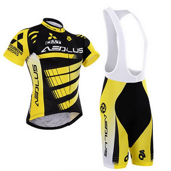 Maillot To the Fore Tirantes Mangas Cortas Amarillo Y Negro